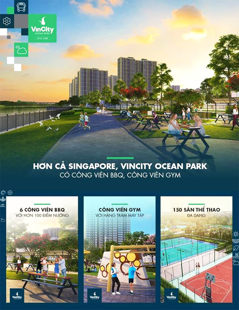 Vinhomes Ocean Park Nơi Tận Hưởng Cuộc Sống