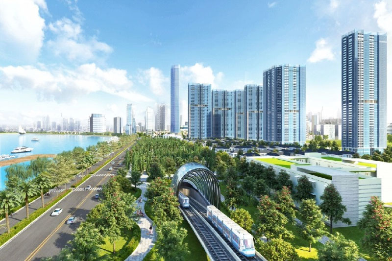 Vinhomes Smart City Đi Lại Thuận Lợi Bằng 3 Tuyến Đường Sắt